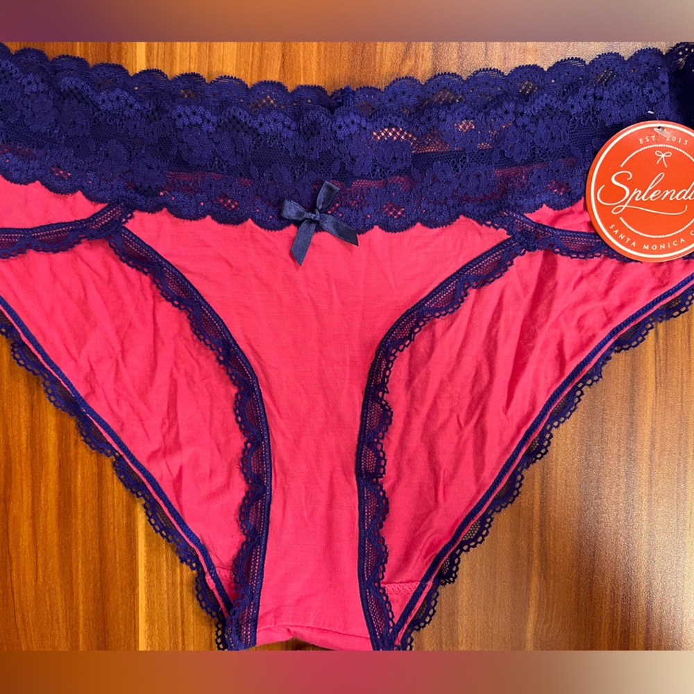 Hot pink/purple lace panties